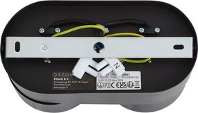Modern Surface Spotlight Black GU10 50mm 2-Light Tiltable - Echo