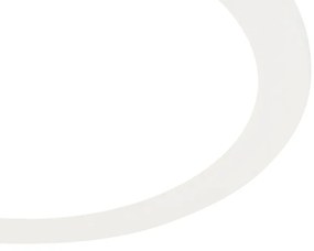 Потапящ се плафон бял 30 см с LED 3-степенна димираща IP44 - Steve