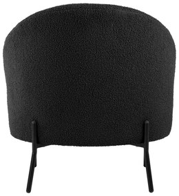 Черно кресло от плат букле Noble – Leitmotiv