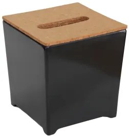 Horecano - Кутия за кърпички 140x140x145mm черна (518706BK)