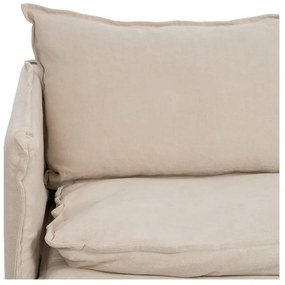 Кремав ленен диван 180 cm – Ixia