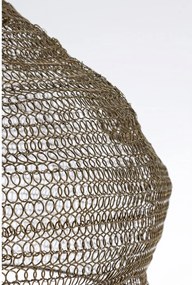 Стоманено висящо осветително тяло в месингов цвят Amish – Bizzotto