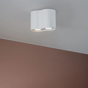 Модерен прожектор бял наклоняем - Rondoo Duo