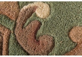 Зелен вълнен килим , 75 x 150 cm Aubusson - Flair Rugs