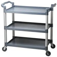 Количка мултифункционална 3 нива сива голяма 102x50x96cм 032D GX