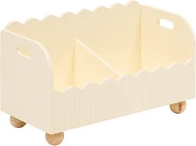 Детски кош Bouli, 60×36×30 cm, Бежов, MDF