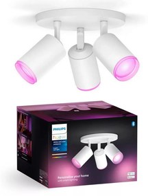 Philips - LED RGBW Димируем спот Hue FUGATO 3xGU10/4,2W/230V бял