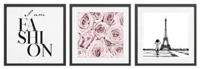 Картини в комплект от 3 бр. 30x40 cm Parisienne – Styler