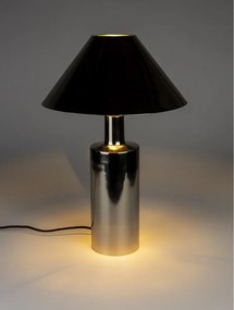 Метална настолна лампа в сребрист цвят с метален абажур (височина 53 cm) Wonders – Zuiver