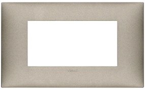 VIMAR 09674.23 Декоративна рамка 4M за 4M конзола, технополимер, Титан мат, NEVE UP