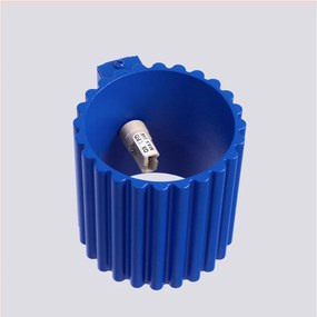 Синя стенна лампа ø 10 cm Zora – Sollux