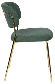 Тъмнозелени трапезни столове в комплект от 2 броя Jolien - White Label