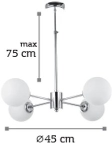 Таванна лампа InLight 5316-4 Полилей
