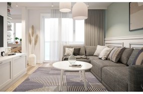 Сив вълнен килим 100x180 cm Shades - Agnella