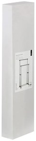 Метална телескопична стойка за дрехи на колелца в сребрист цвят – Premier Housewares