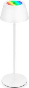 Brilo - LED RGB презареждаема сензорна настолна лампа KIKI LED/2,6W/5V IP44 2600 mAh бяла