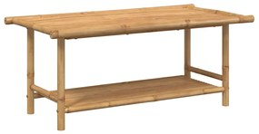 366474 vidaXL Маса за кафе, 110x55x45 см, бамбук