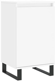 831068 vidaXL Бюфет бял 40x35x70 см инженерно дърво