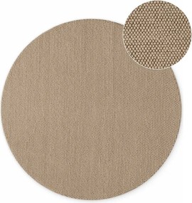 Ръчно изработен вълнен кръгъл килим в естествен цвят ø 200 cm Richmond Diana – Ted Baker