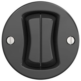 Kliklap - Ретро двоен бутон без рамка антрацит