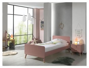 Детско легло от розово борово дърво , 90 x 200 cm Billy - Vipack