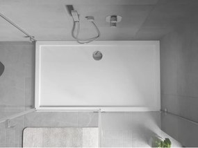 Mexen Flow правоъгълно тънко корито 160 x 100 см, бял гланц - 46R101016