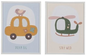 Детски картини в комплект от 2 бр. 30x40 cm Vehicles – Ixia