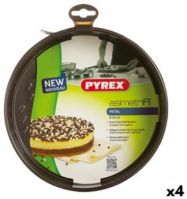 Форма за Печене Pyrex Asimetria Кръгъл 20 cm 4 броя