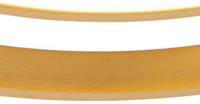 Вентилатор за таван златен 46,5 см вкл. LED с дистанционно управление - Kees