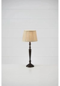 Тъмнокафява настолна лампа с текстилен абажур (височина 60 cm) Chocolat – Markslöjd