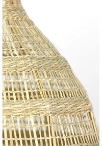 Висящо осветително тяло с абажур от морска трева в естествен цвят ø 38 cm Sagar – Light &amp; Living