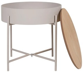 Метална кръгла странична масичка ø 40 cm Sisco – House Nordic
