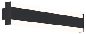 Модерна стенна лампа черна CCT 60cm вкл. LED IP54 - Vanya