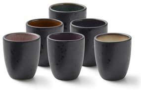 Черни керамични чаши в комплект 6 бр. за еспресо 100 ml Gastro Black/Mix – Bitz