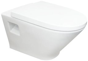 ROUND - конзолна тоалетна чиния A3460N7000, видим монтаж, 35.5x54x44см