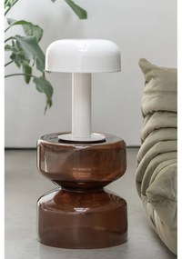 Стъклена кръгла странична масичка ø 35 cm Doble – Leitmotiv