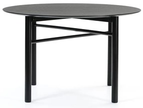 Черна кръгла маса за хранене , ø 120 cm Junco - Teulat