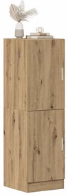 860120 vidaXL Кухненски шкаф, дъб артизан, 38x41,5x131,5 см, инженерно дърво