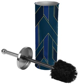 Тъмносиня метална четка за тоалетна Achille – douceur d'intérieur
