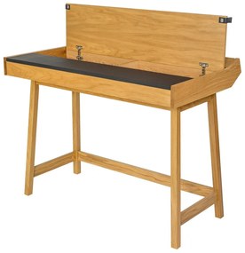 Работна маса от дъбова дървесина Brompton - Woodman