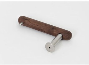 Стенна поставка за тоалетна хартия от орехово дърво Yoku - Wireworks