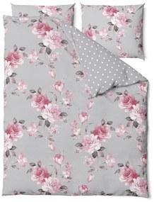 Сиво памучно спално бельо за двойно легло , 200 x 220 cm Belle - Bonami Selection