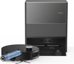 Прахосмукачка робот Dreame Aqua10 Ultra Roller Complete RLH71DE-2, 30000 Pa, 180 мин, 3.5/4 л, VersaLift LDS, AquaRoll and Seal, Гласово управление, AI камери, Черен