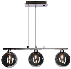 Полилей на кабел SOMUL 3xG9/20W/230V опушено черно