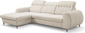 Ъглов диван Blanc-Кремав-Ляво
