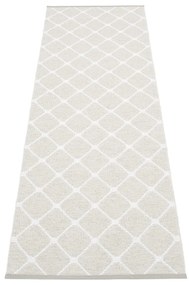 Светлосива и кремава пътека за открито и закрито 70x240 cm Rex Fossil – Pappelina