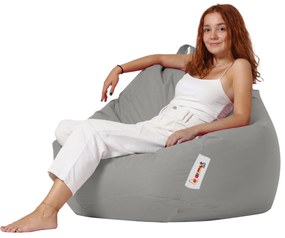 Градински пуф Premium XXL, цвят Сив
