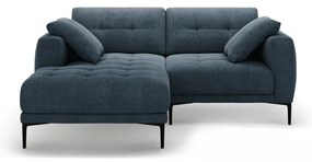 Тъмносин ъглов диван (ляв ъгъл) Bemy – Micadoni