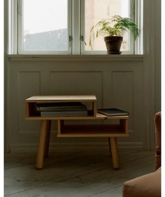 Масичка за кафе от борова дървесина в естествен цвят Hako - Karup Design