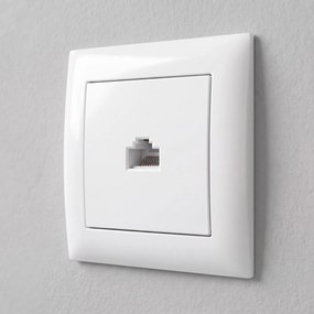 Розетка RJ45 OSTE JNH010-S WHITE